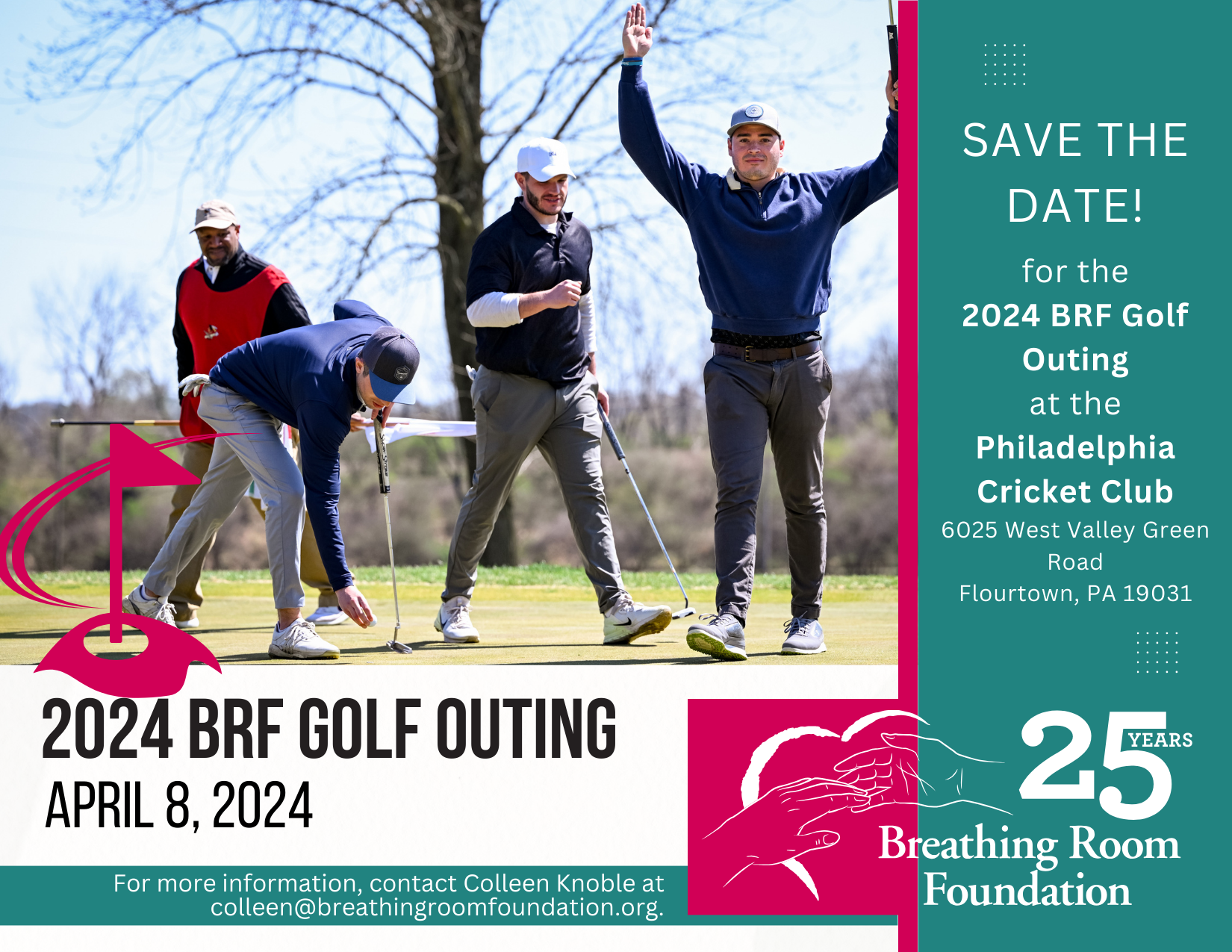 BRF S 2024 Golf Outing Breathing Room Foundation   2024 Golf Save The Date 